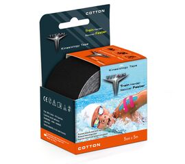 TITAN ΤΑΙΝΙΑ ΚΙΝΗΣΙΟΛΟΓΙΑΣ BLACK 5mX5cm - Ορθοπεδικά είδη στο e-orthoshop