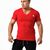 TEE V-NECK RED - Sport clothes στο e-orthoshop