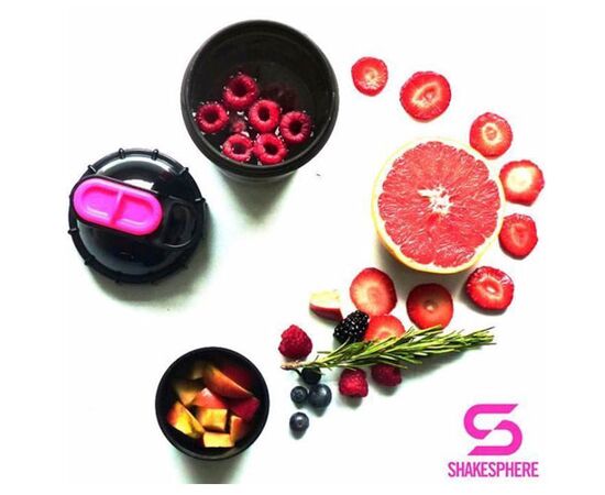 ShakeSphere V2 700ml black/pink - Shaker Πρωτεΐνης - Συμπληρώματα Διατροφής στο e-orthoshop