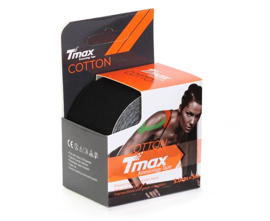 TMAX ΤΑΙΝΙΑ ΚΙΝΗΣΙΟΛΟΓΙΑΣ ΑΥΤ/ΤΗ–ΑΔΙΑΒΡΟΧΗ BLACK 5cmX5m 1τεμ. -  στο e-orthoshop