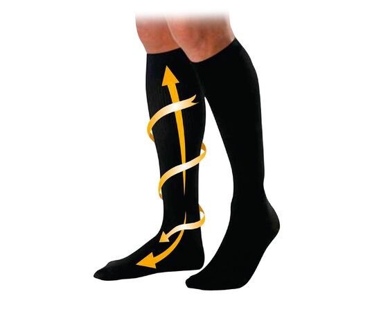 Ανδρικές βαμβακερές κάλτσες φλεβίτιδας διαβαθμισμένης συμπίεσης κάτω γονάτου DEN 280 (17-20mm Hg) JOHN’S® 2145127 - Ρούχα - Εσώρουχα στο e-orthoshop