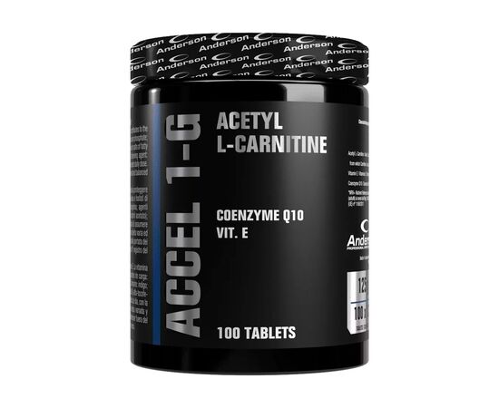 ANDERSON ACCEL 1-G 100 CPR  (ACETYL CARNITINE) 125gr -  στο e-orthoshop